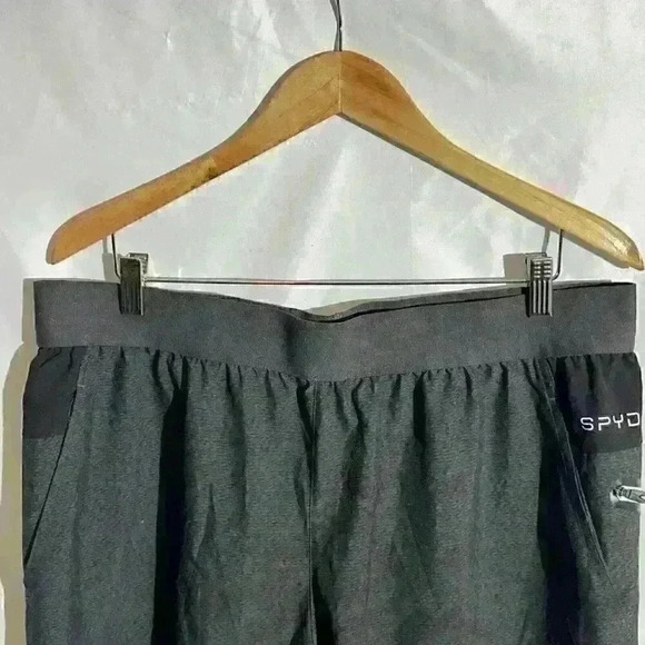Spyder Active Men's Proweb Black And Grey Woven Stretch Shorts, Size XL - Picture 3 of 10